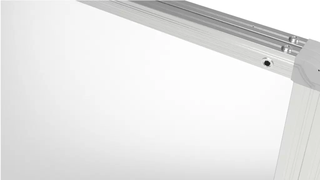 Bacheca portavvisi magnetica bianca 180x120cm anta e struttura in alluminio