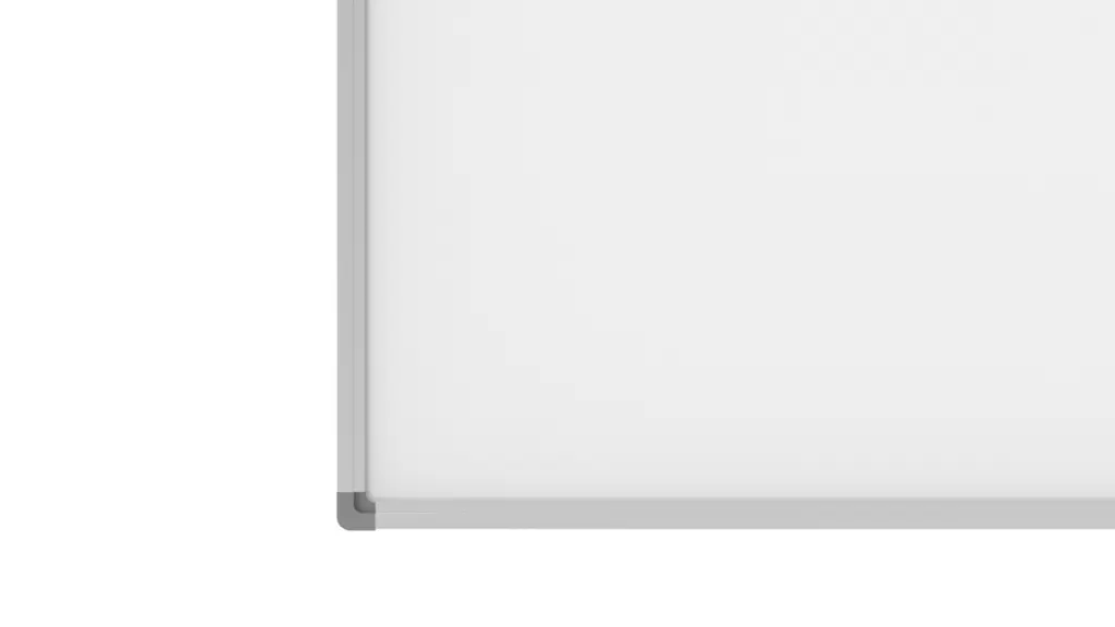 Lavagna magnetica bianca smaltata PER PROIEZIONE P4 200x150cm MEGAboards cancellabile a secco con cornice in alluminio