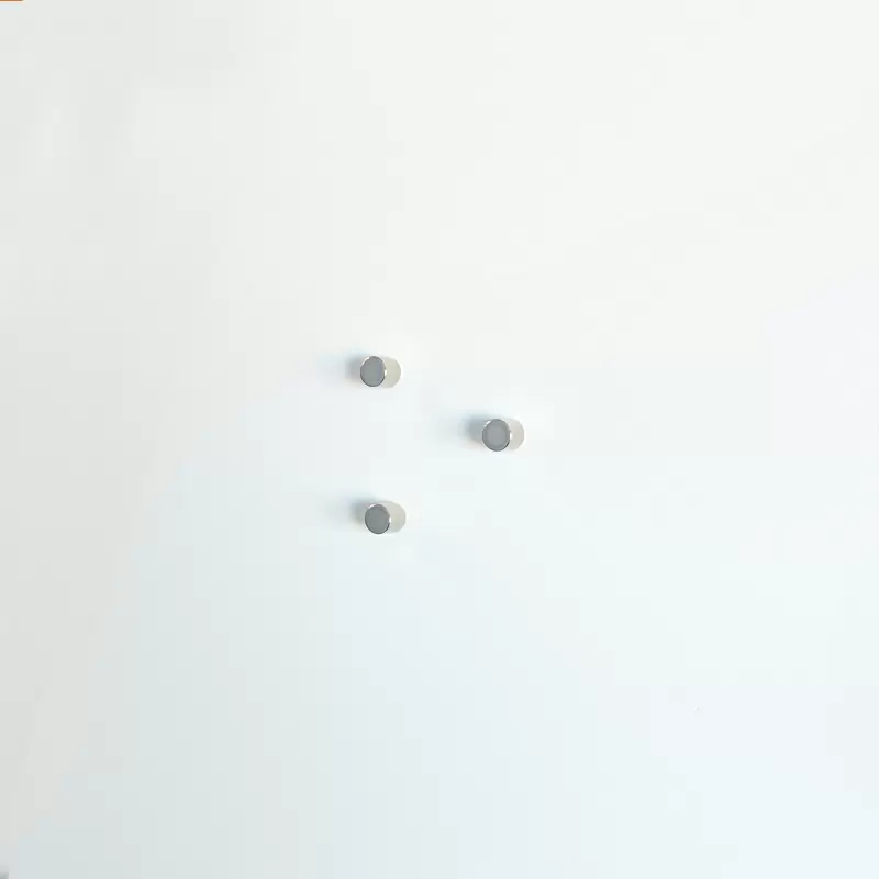 Set di 6 calamite al neodimio forma CILINDRO 10x10 mm