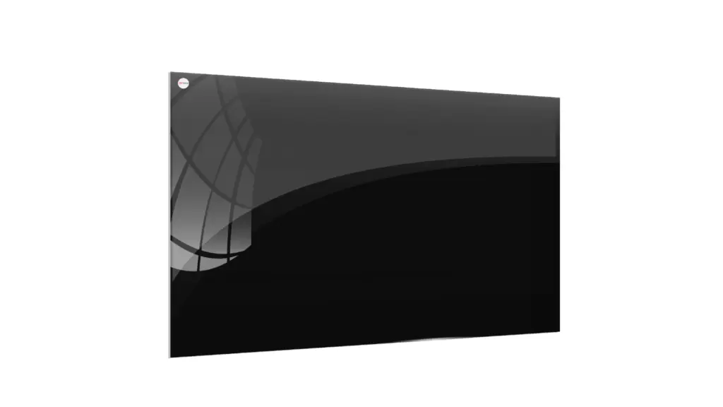 Lavagna in vetro nera magnetica 150x120 cm CLASSIC
