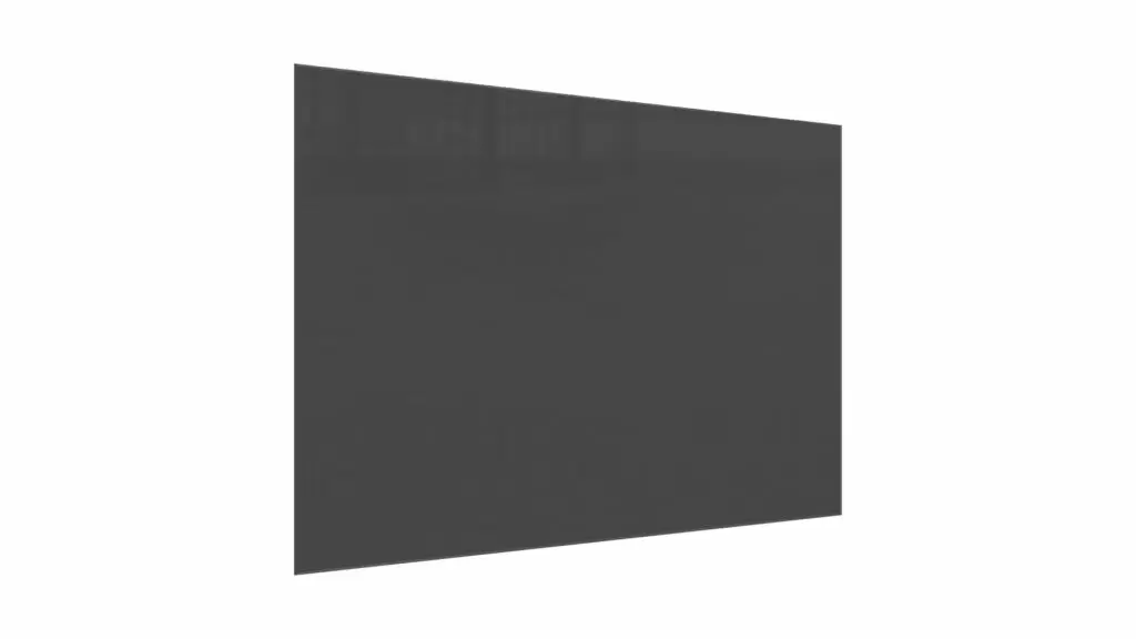 Lavagna in vetro grigia scura magnetica 60x40 cm - senza cornice, per calamite al neodimio