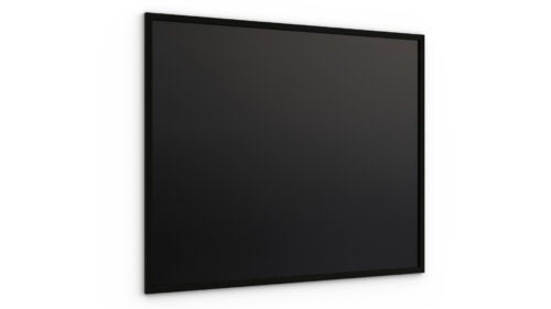 Lavagna nera da gesso 100x80 cm con cornice nero in legno ECO