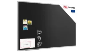 Lavagna magnetica da gesso nera 150x100 cm cornice EXPO