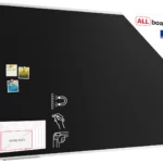 Lavagna magnetica da gesso nera 180×120 cm cornice EXPO
