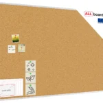 Bacheca in sughero (cornice in alluminio) 180x120 cm