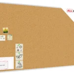 Bacheca in sughero (cornice in alluminio) 200x120 cm