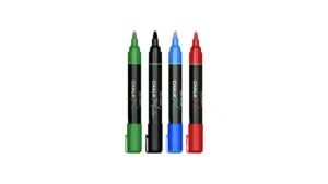 Set di pennarelli a gesso liquido BASIC: nero, rosso, verde, blu