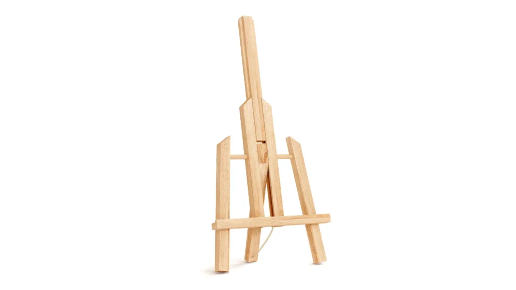 Cavalletto in legno con struttura rimovibile 32,5 cm, colore naturale