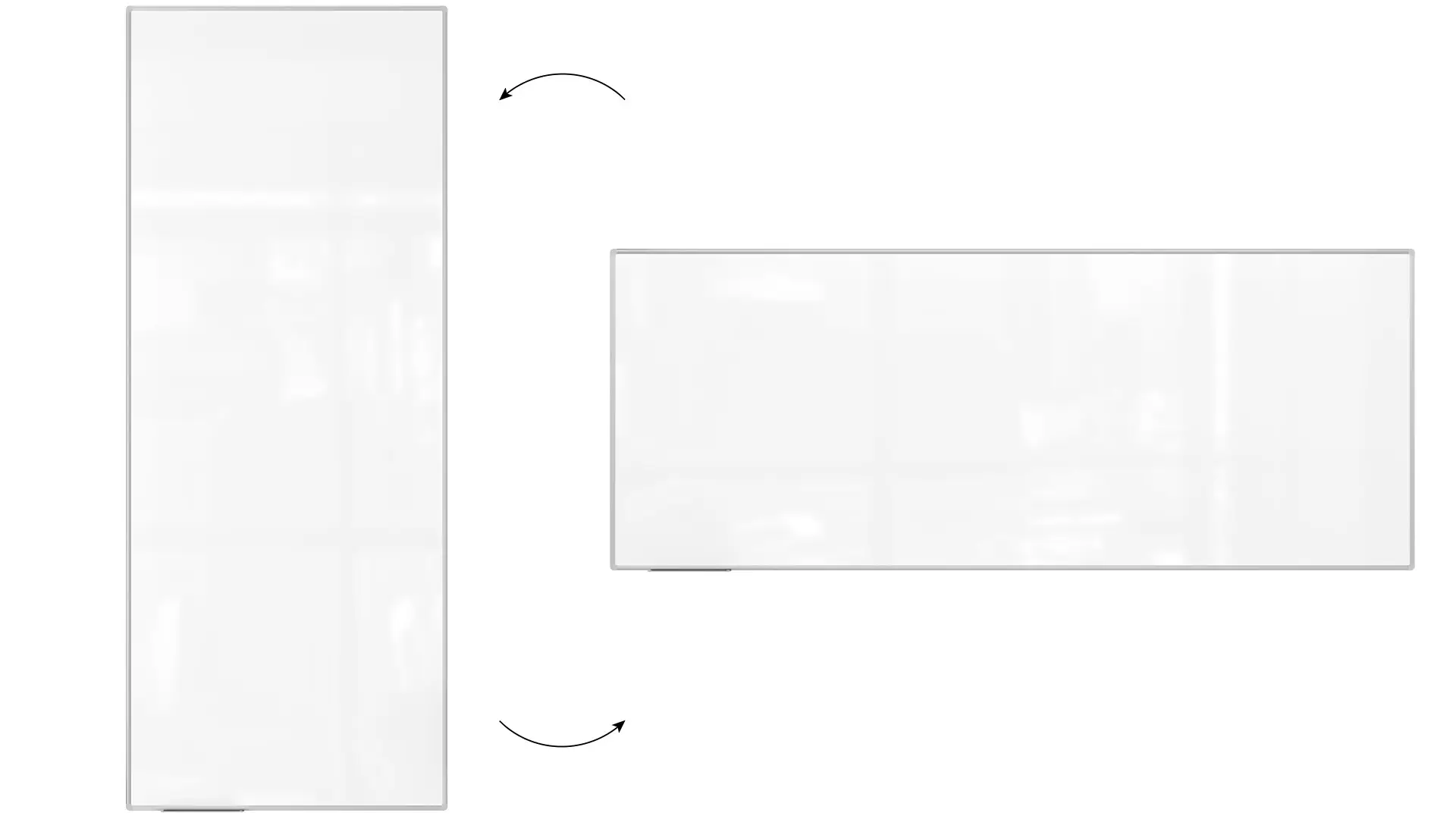 Lavagna magnetica bianca cancellabile a secco (cornice in alluminio EXPO) 300x120cm + SET DI ACCESSORI - immagine 5