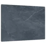 Tagliere Coprifornelli in Vetro Universale MARMO ANTRACITE 52x60cm Protezione per Piani Cottura, Piano di Lavoro, in Vetro Temperato