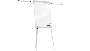 Lavagna a fogli mobili magnetica cancellabile a secco con bracci estendibili 100x70 cm