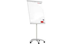 Lavagna a fogli mobili magnetica su rotelle 100x70cm