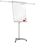 Lavagna a fogli mobili magnetica mobile su ruote 100x70 cm EXCLUSIVE