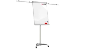 Lavagna a fogli mobili magnetica mobile su ruote 100x70 cm EXCLUSIVE