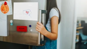 Cancellino magnetico per lavagna cancellabile a secco