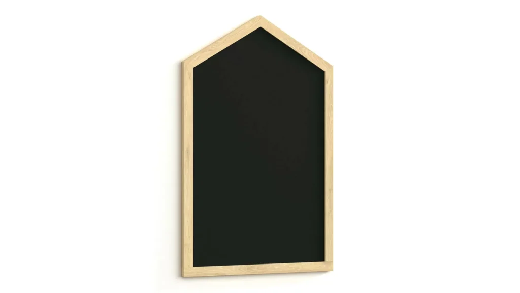 Lavagna magnetica per gesso 90x60cm a forma di casetta