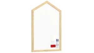 Lavagna bianca magnetica 90x60 cm a forma di casetta