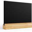 Lavagnetta per gesso bifacciale da tavolo per Menu, MINI, stilizzata base legno, set 10 pezzi