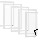 Busta portafogli magnetica A4 BIANCO - set 5 pezzi