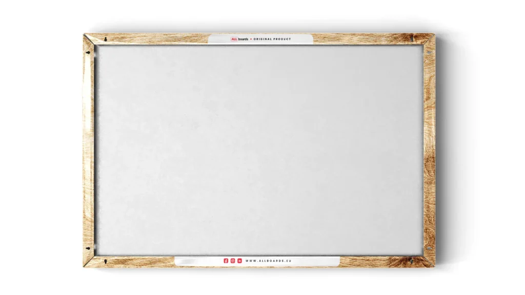 Lavagna Magnetica Autoadesiva, 6 Strisce + 16 Bottoni Colorati - Per Appendere Note E Foto Su Pareti E Frigorifero