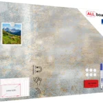 Lavagna magnetica in acciaio CEMENTO DORATO 90x60cm METALboards lastra adatta per tutti i tipi di calamite + set di accessori GRATIS