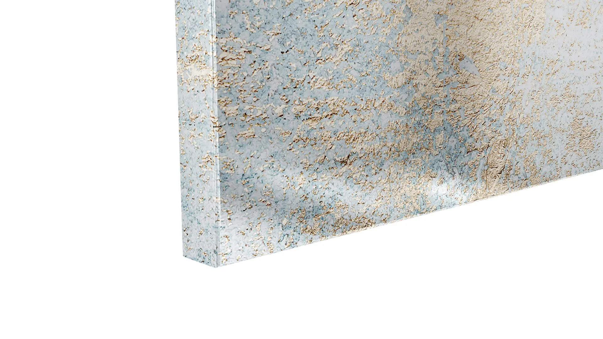 Lavagna magnetica in acciaio CEMENTO DORATO 90x60cm METALboards lastra adatta per tutti i tipi di calamite + set di accessori GRATIS - immagine 7