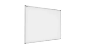 Lavagna magnetica bianca smaltata PER PROIEZIONE P4 150x150cm MEGAboards cancellabile a secco con cornice in alluminio