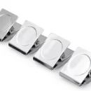 Clip magnetiche argento - set di 4 clip