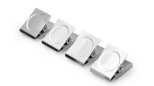 Clip magnetiche argento - set di 4 clip