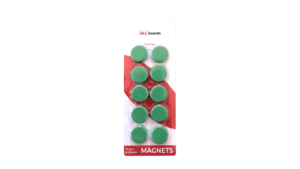 Calamite per lavagne magnetiche da 20mm - 10 pezzi VERDE