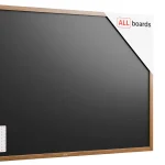Lavagna magnetica resistente all'acqua 180x120 cm con cornice in legno CLASSICO MARRONE + gratis