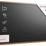 Lavagna MAGNETICA nera da gesso in cornice di legno 180x120 cm