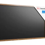 Lavagna magnetica resistente all'acqua 200x100 cm con cornice in legno CLASSICO MARRONE + gratis