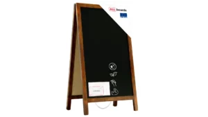 OUTLET Lavagna per gesso a cavalletto bifacciale 78x44 cm