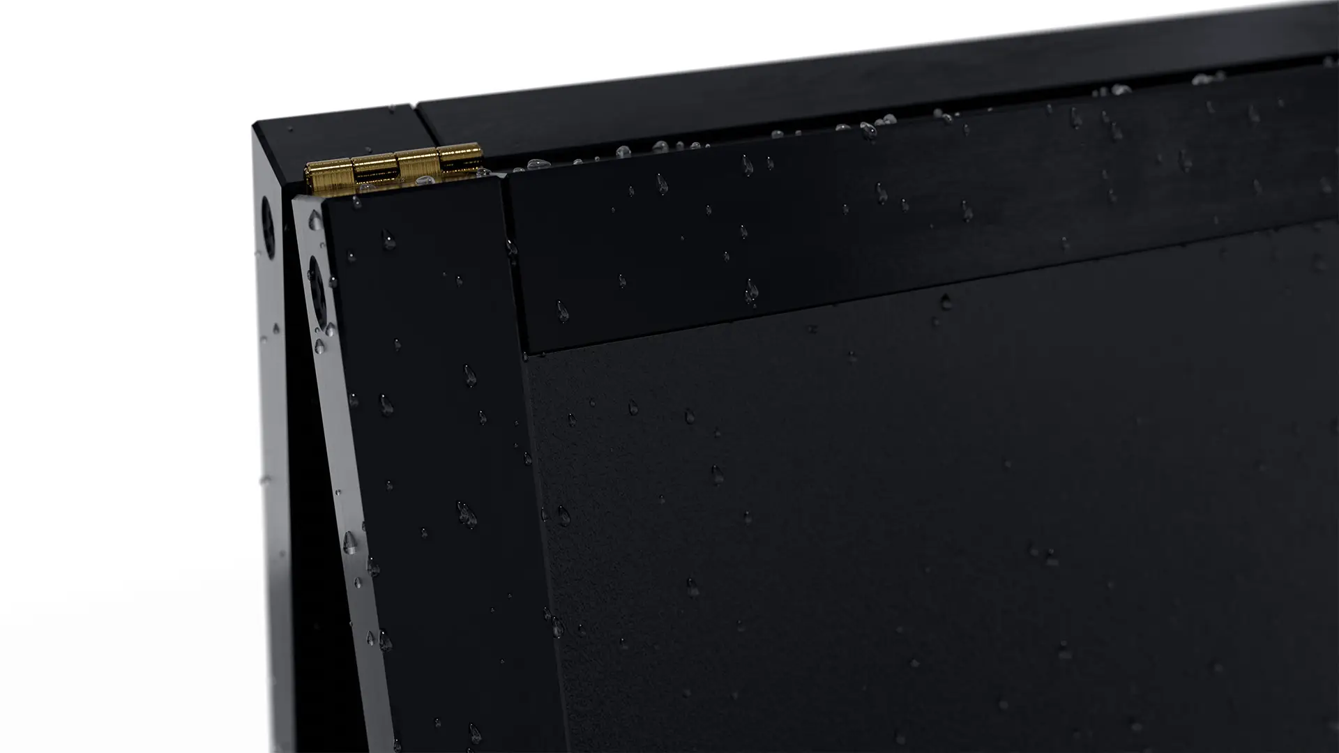 Lavagna per gesso magnetica con cavalletto 110x56 cm RESISTENTE ALL'ACQUA - NERO + ACCESSORI - immagine 7