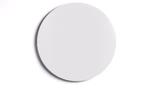 Pannello magnetico rotondo bianco CERCHIO diametro 60cm - lavagna bianca senza cornice
