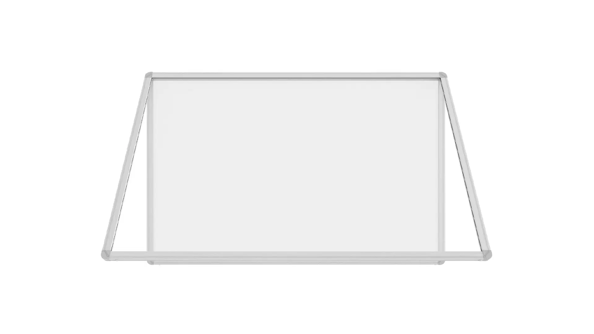 Bacheca portavvisi magnetica bianca 120x90cm anta e struttura in alluminio
