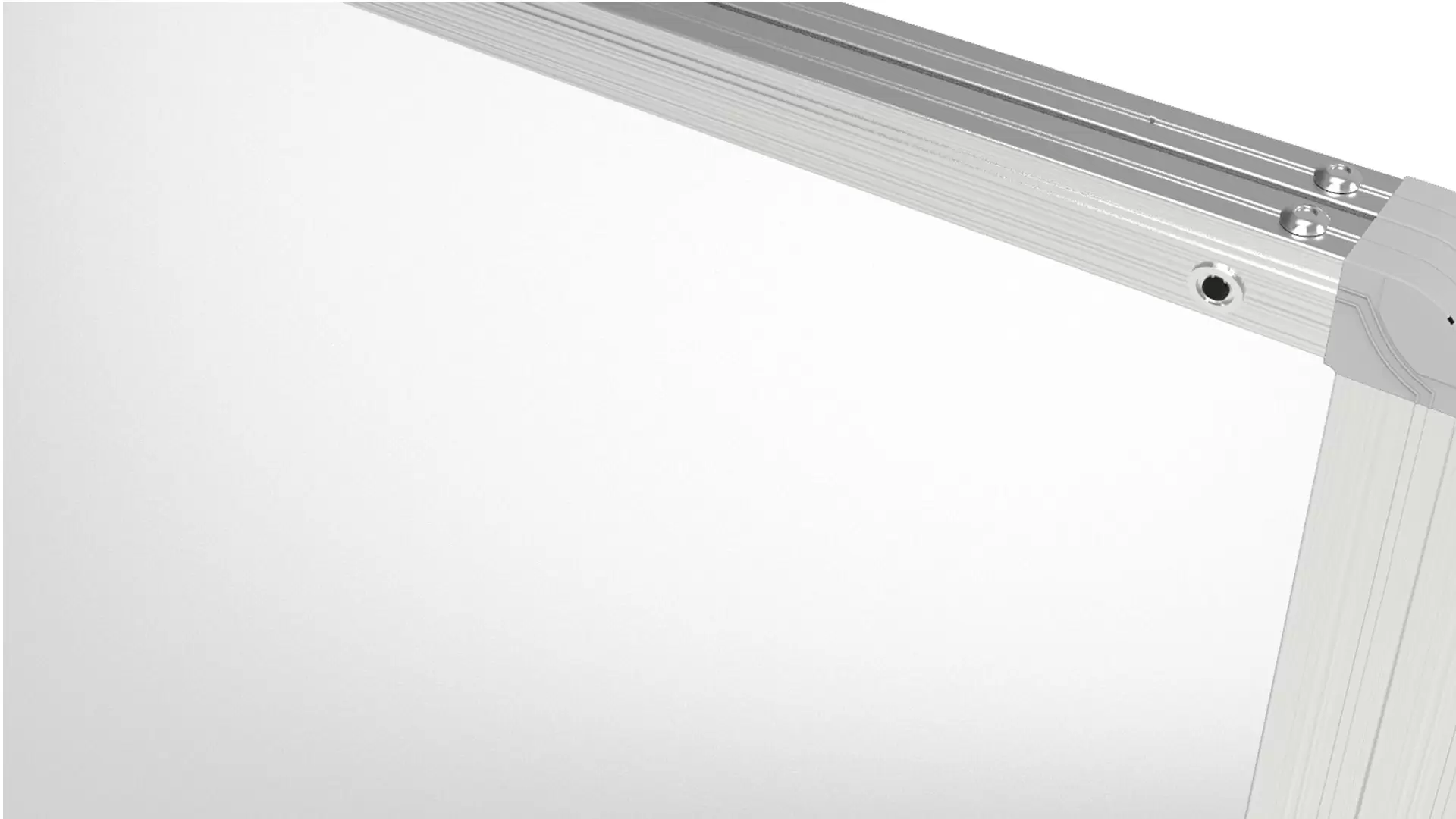 Bacheca portavvisi magnetica bianca 120x90cm anta e struttura in alluminio - immagine 6