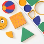 Set di magneti educativi forme per bambini colori classici 48 elementi
