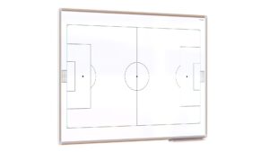 Lavagna tattica CALCIO 120x90 cm lavagna per allenatori, bianca magnetica