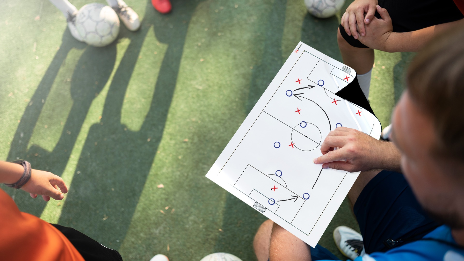 Foglio magnetico CAMPO DA CALCIO scrivibile e cancellabile, formato A4 - immagine 6
