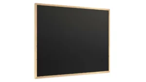 Lavagna nera da gesso 100x80 cm con cornice in legno ECO