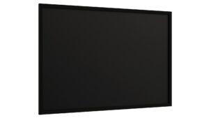 Lavagna nera da gesso 90x60 cm con cornice nero in legno ECO