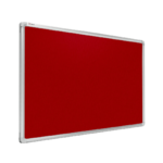 Lavagna colorata con superficie in feltro 180x120 cm - rosso