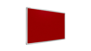 Lavagna colorata con superficie in feltro 200x120 cm - rosso