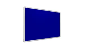 Lavagna colorata con superficie in feltro 120x90cm - blu