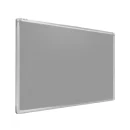 Lavagna colorata con superficie in feltro 180x120cm - grigia