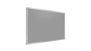 Lavagna colorata con superficie in feltro 180x120cm - grigia