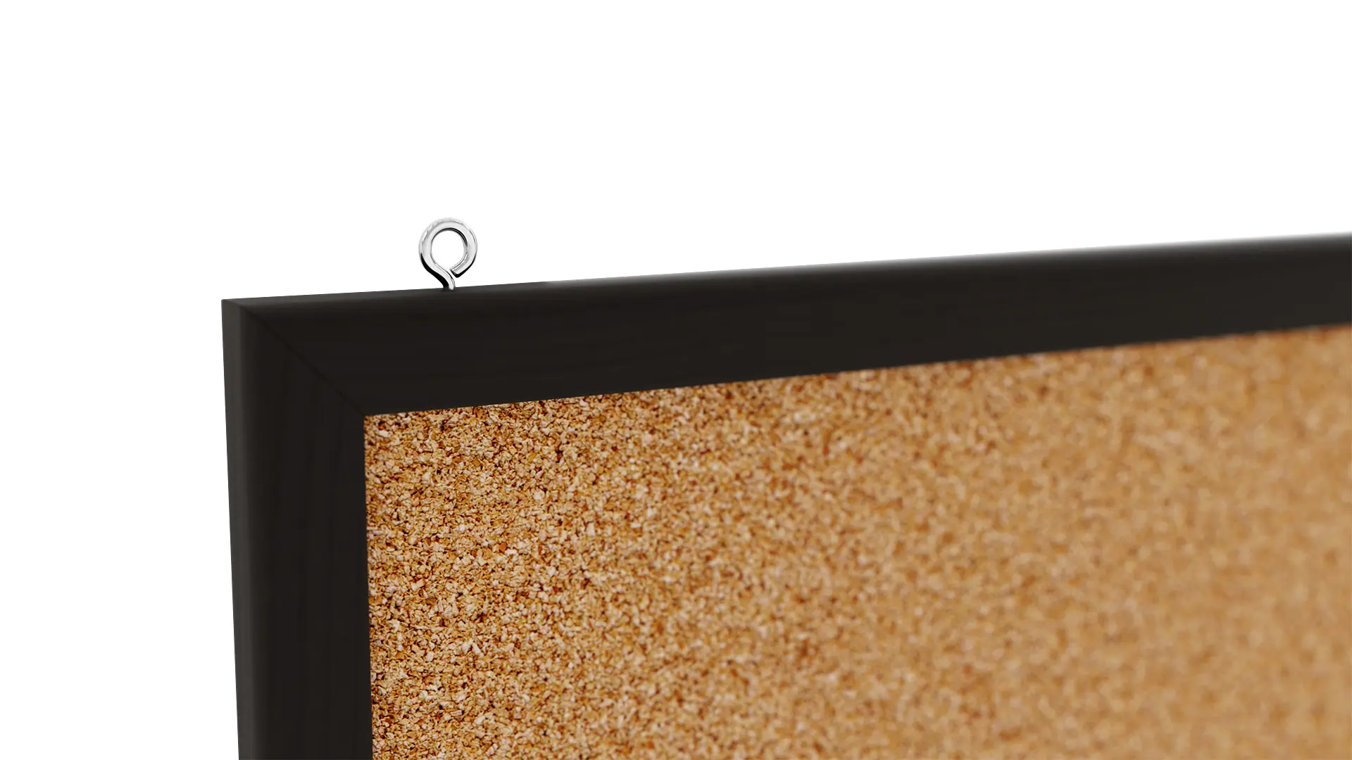 Bacheca in sughero 100x40 cm cornice in legno NERA + GRATIS - immagine 7