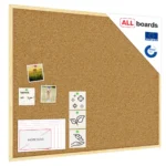 Bacheca in sughero (cornice in legno) 100x80 cm